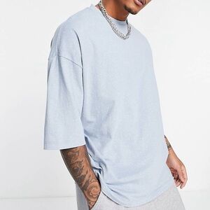 ASOS Blue Short Sleeve Tee, Size Small, New